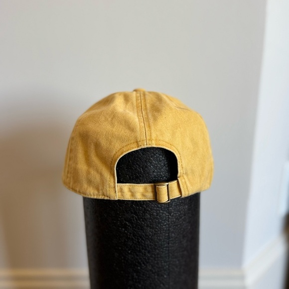 Yellow Cap with Inspirational Embroidery Mustard Thankful Patch Hat - Picture 8 of 10
